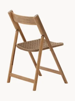 Silla de jardín plegable de madera de acacia Dandara