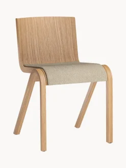 Silla de madera con asiento acolchado Ready