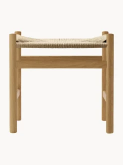 Silla de madera con asiento tejido a mano CH36