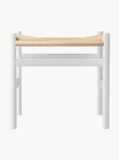 Silla de madera con asiento tejido a mano CH36