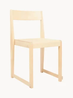 Silla de madera de abedul 01