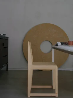 Silla de madera de abedul 01