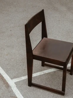 Silla de madera de abedul 01