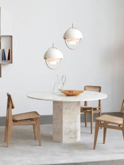 Silla de madera de roble con tejido vienés C-Chair