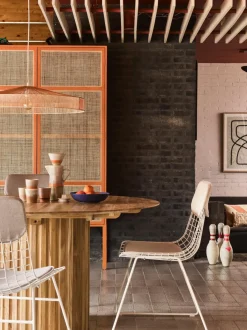 Silla de metal Wire