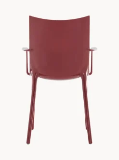 Silla de plástico con reposabrazos H.H.H.