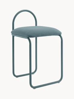 Silla en tejido bouclé Angui