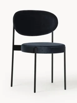 Silla en terciopelo de diseño Verner Panton Series 430