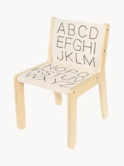 Silla infantil de madera ABC