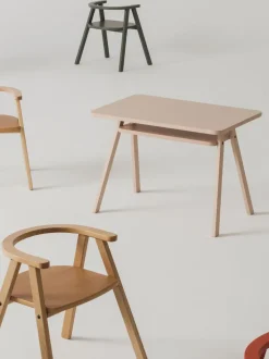 Silla infantil de madera de haya Growing Green