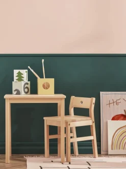 Silla infantil de madera de haya Saga