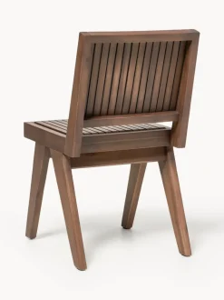 Silla para exterior de madera de acacia Sissi