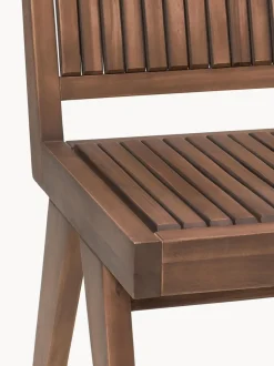 Silla para exterior de madera de acacia Sissi