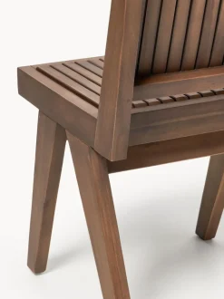 Silla para exterior de madera de acacia Sissi