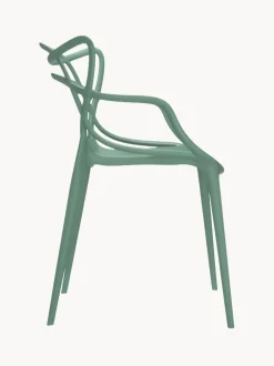 Sillas con reposabrazos Masters, 2 uds.
