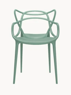 Sillas con reposabrazos Masters, 2 uds.