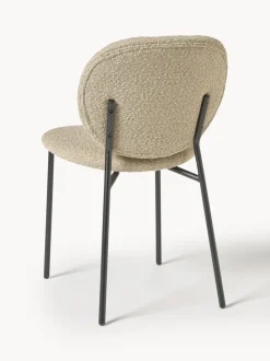 Sillas tapizadas en tejido bouclé Ulrica, 2 uds.
