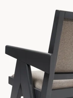 Silla tapizada con reposabrazos Sissi