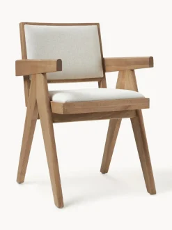 Silla tapizada con reposabrazos Sissi