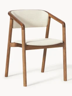 Silla tapizada con reposabrazos Gali