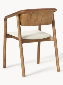 Silla tapizada con reposabrazos Gali