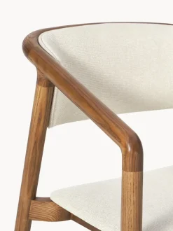 Silla tapizada con reposabrazos Gali