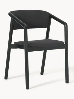 Silla tapizada con reposabrazos Gali