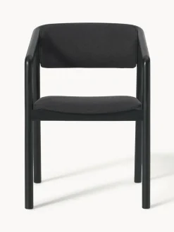 Silla tapizada con reposabrazos Gali