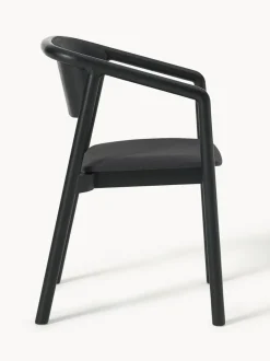 Silla tapizada con reposabrazos Gali