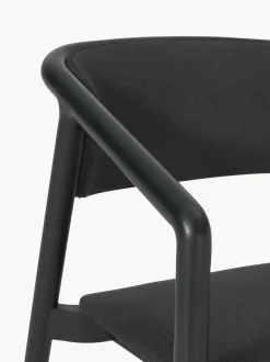 Silla tapizada con reposabrazos Gali