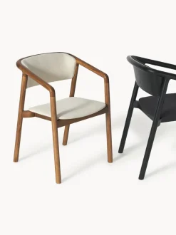 Silla tapizada con reposabrazos Gali