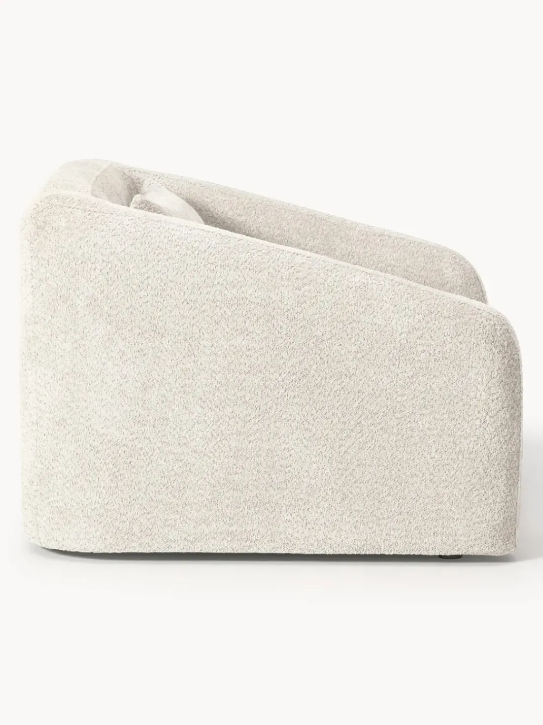 Sillón cama de borreguillo bouclé Eliot
