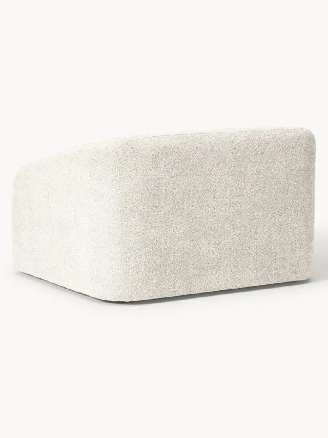 Sillón cama de borreguillo bouclé Eliot