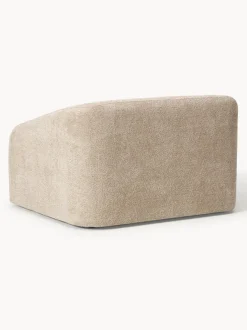 Sillón cama de borreguillo bouclé Eliot
