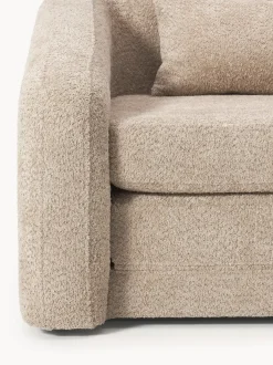 Sillón cama de borreguillo bouclé Eliot