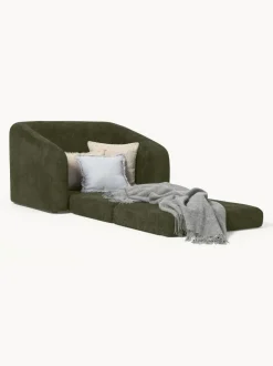 Sillón cama de borreguillo bouclé Eliot