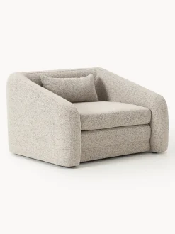 Sillón cama en tejido bouclé Eliot
