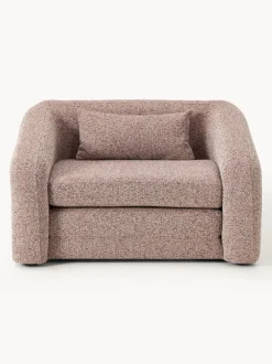 Sillón cama en tejido bouclé Eliot