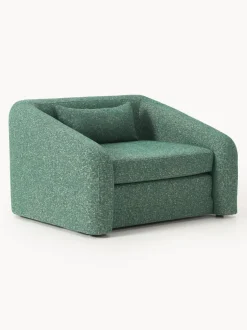 Sillón cama en tejido bouclé Eliot