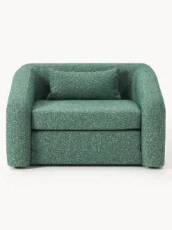 Sillón cama en tejido bouclé Eliot