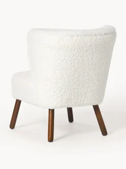Sillón cóctel de borreguillo Robine
