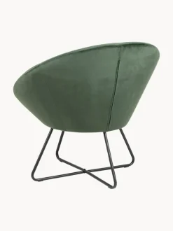 Sillón cóctel de terciopelo Center