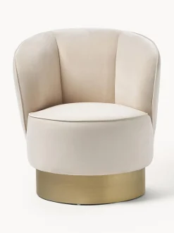 Sillón cóctel de terciopelo Olivia