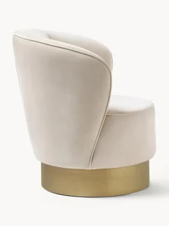 Sillón cóctel de terciopelo Olivia