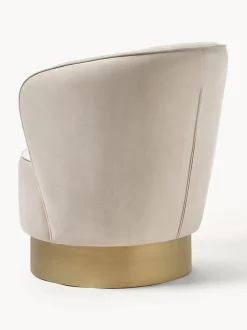 Sillón cóctel de terciopelo Olivia
