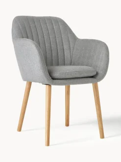 Sillón con patas de madera Emilia
