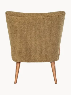 Sillón de borreguillo con reposabrazos Moritz