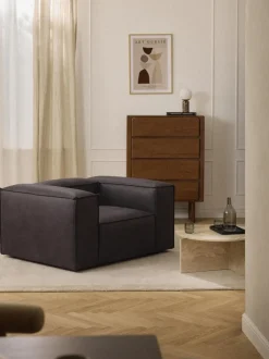 Sillón de cuero reciclado Lennon