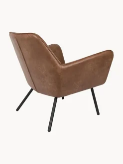 Sillón de cuero sintético Bon
