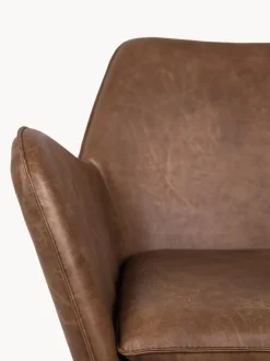 Sillón de cuero sintético Bon